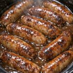 Brown Gravy Bangers Slow Cooker 4 Ing