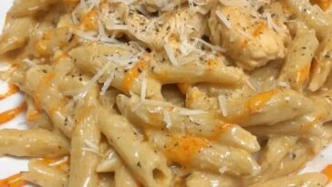 Buffalo Chicken Penne with Cream