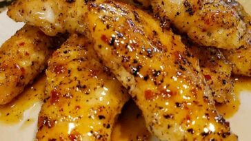 Butter Garlic Chicken Tenders Spicy Honey