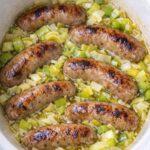 Buttered Leek Sausages In Slow Cooker : Dublin Dream