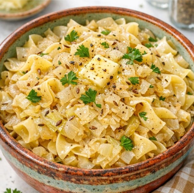 Cabbage and Noodles In Slow Cooker