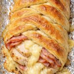 Chicken Cordon Bleu Crescent Braid