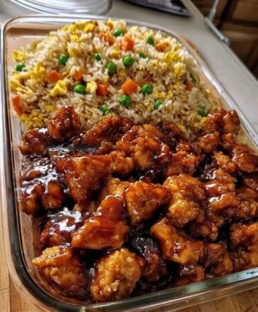 Chicken Sticky Bourbon Fried Rice