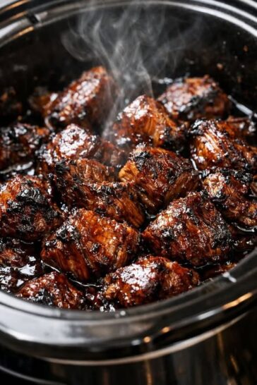 Country-Style Boneless Pork Ribs Slow Cooker 4- Ingredient