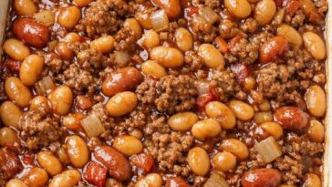 Cowboy Beans and Beef Casserole