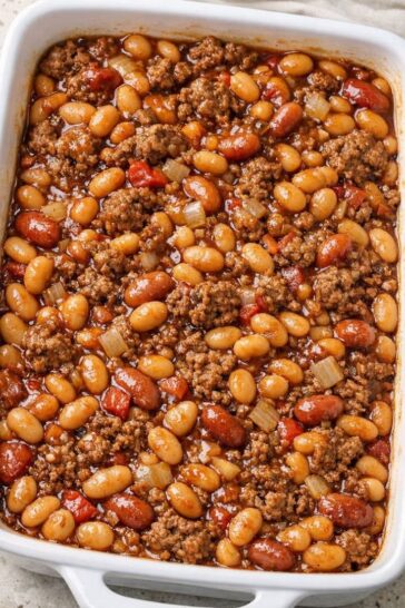 Cowboy Beans and Beef Casserole