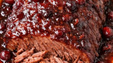 Cranberry Corned Beef In Slow Cooker