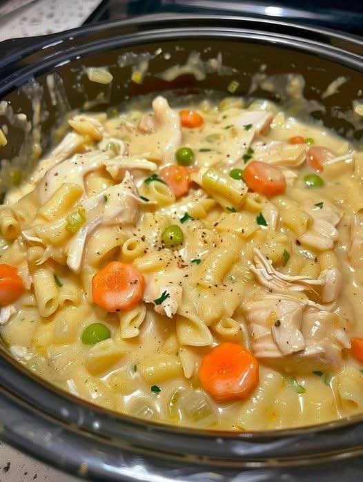 Creamy Chicken Noodle Soup Servings