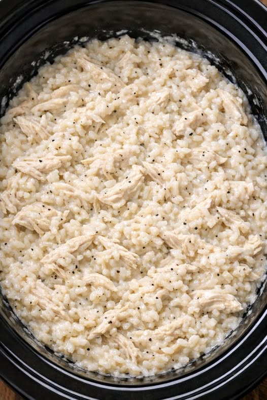Creamy Chicken and Rice Slow Cooker