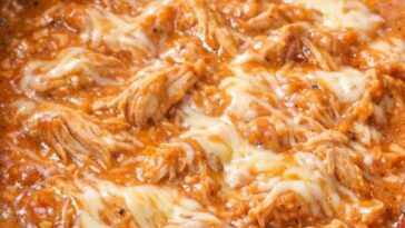 Creamy Enchilada Chicken In Slow Cooker