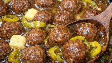 Crockpot Mississippi Meatballs
