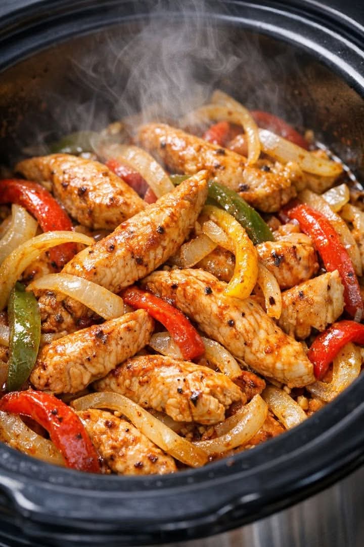 Fajita Chicken Breast In Slow Cooker