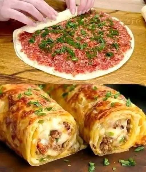 Ground Beef Tortilla Wraps