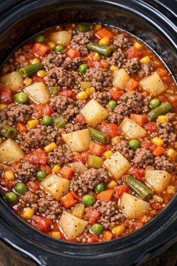 Ground Beef Vegetable Soup