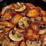 Honey Garlic Chicken with Mushrooms
