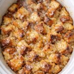 Irish Cream Bread Pudding In Slow Cooker With 3 Ingredient