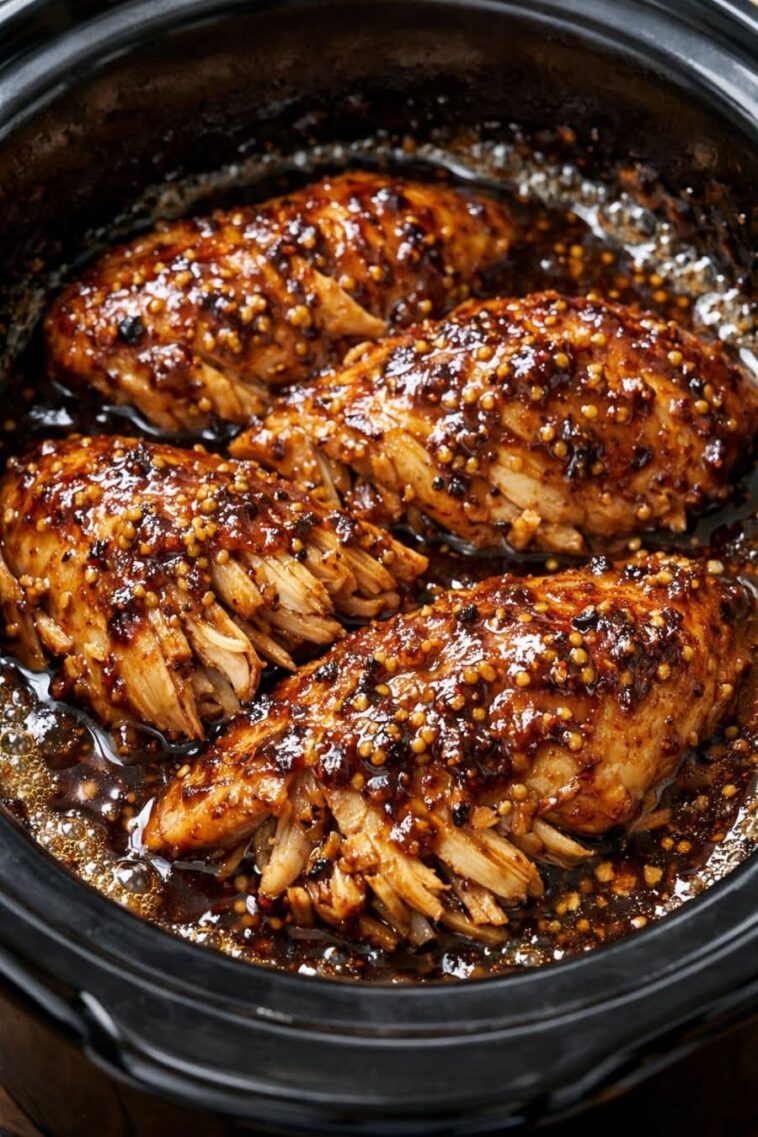 Mustard Chicken Brown Sugar In Slow Cooker