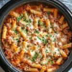 Pasta Bake of Slow Cooker Meat Lover