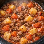 Slow Cooker Poor Man Stew 5 Ingredients