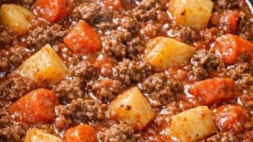 Slow Cooker Poor Man Stew 5 Ingredients