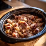 Pork and Sauerkraun Slow Cooker 3-Ingredient