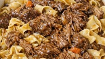 Pot Roast and Noodle Casserole