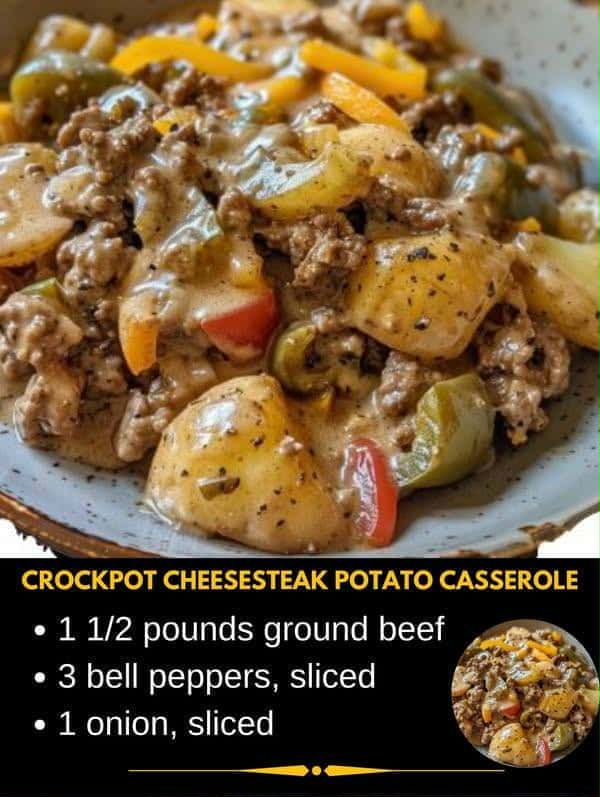 Potato Casserole Crockpot Cheesesteak