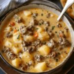 Potato Hamburger Soup in a Crockpot