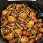 Potatoes and Green Beans, Crockpot Lil Smokies