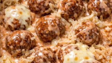 Reuben Meatballs In Slow Cooker