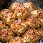 Sausage Balls 3 Ingredients Slow Cooker