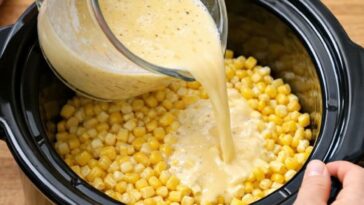 Slow Cooker Amish Corn Pudding