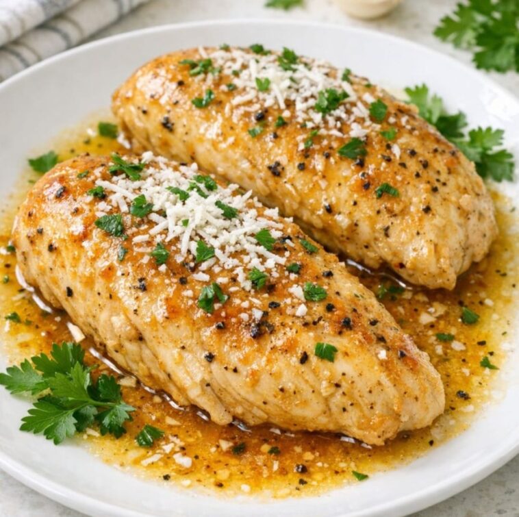 Slow Cooker Amish Italian Chicken 3 Ingredients