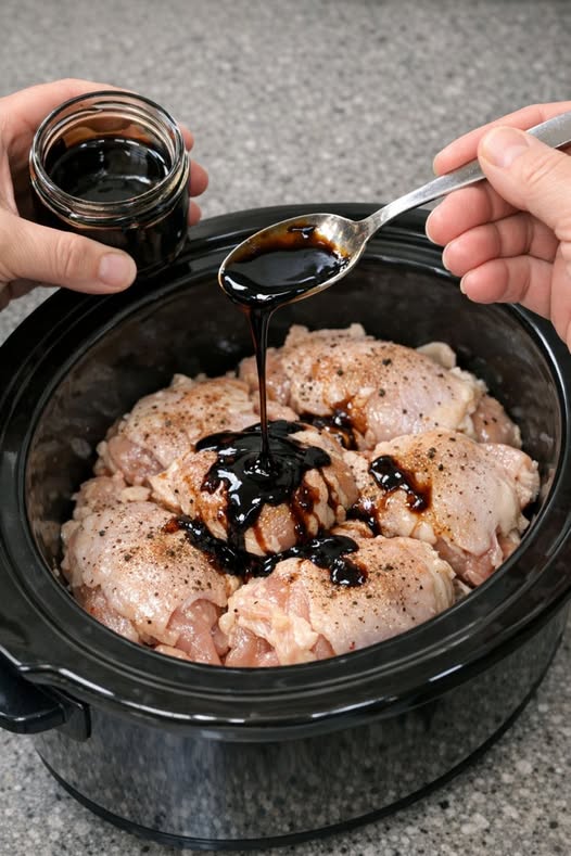 Amish Molasses Chicken In Slow cooker