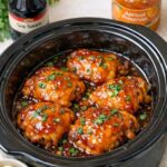 Slow Cooker Apricot Chicken Thighs