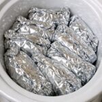 Slow Cooker Baked Apples Wrapped in Foil