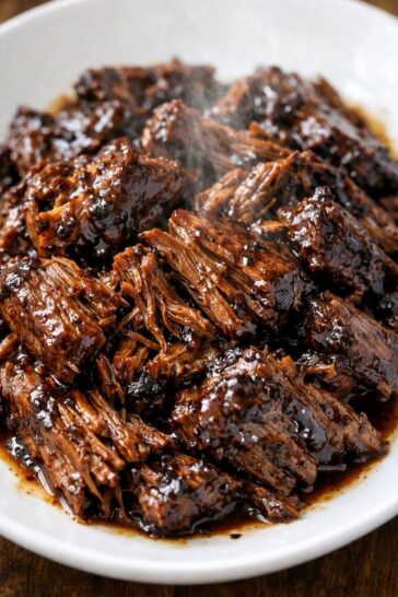 Slow Cooker Balsamic Shredded Beef