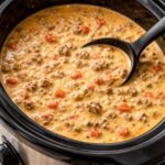 Slow Cooker Beef Queso