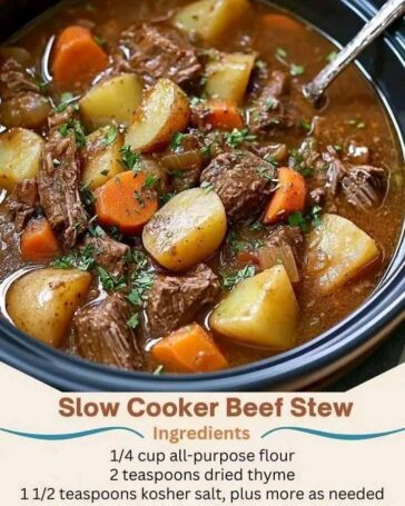 Slow Cooker Beef Stew