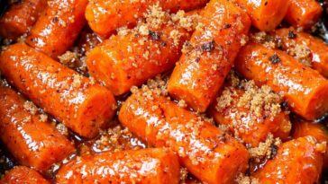 Slow Cooker Candied Carrots 4 Ing