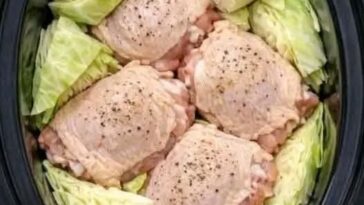 Slow Cooker Chicken and cabbage