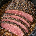 Slow Cooker Corned Beef in 3 Ingredients Peppercorn
