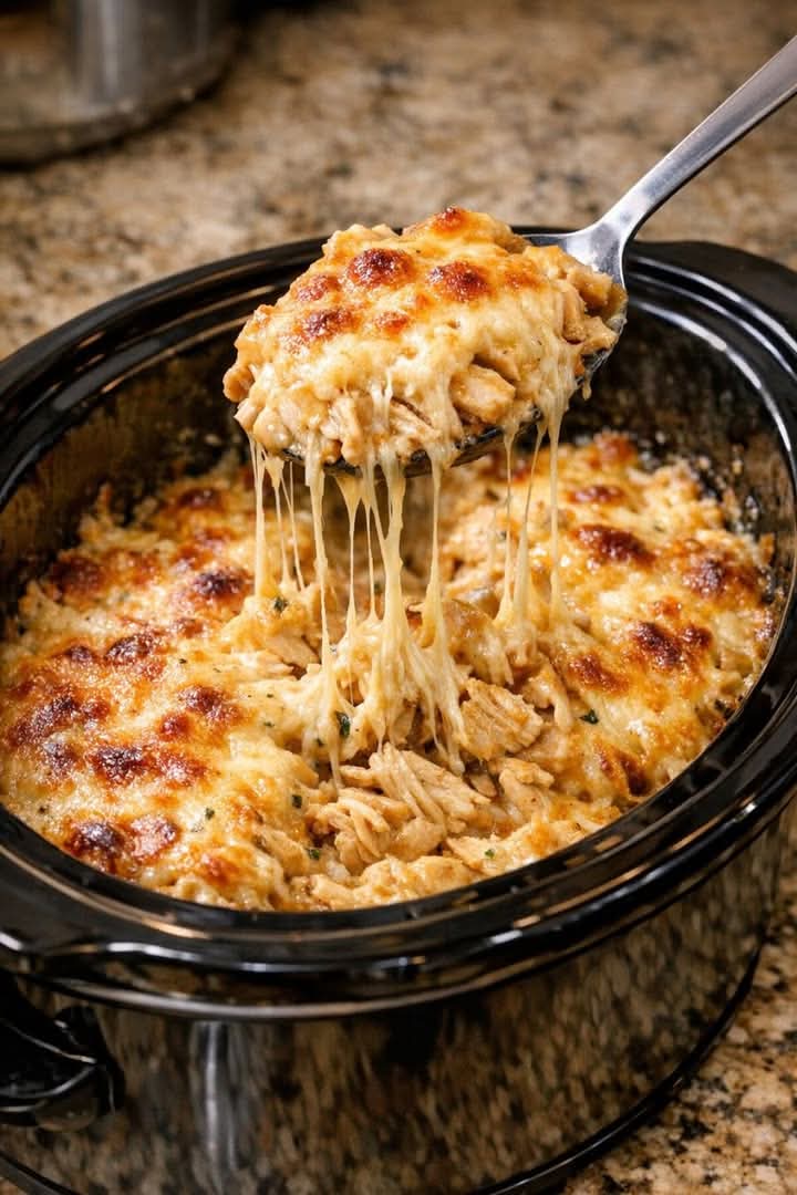 Slow Cooker Crack Chicken (with Shredded Chicken Breasts)