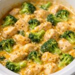 Slow Cooker Creamy Broccoli Chicken