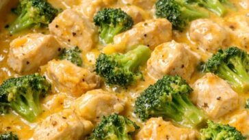 Slow Cooker Creamy Broccoli Chicken
