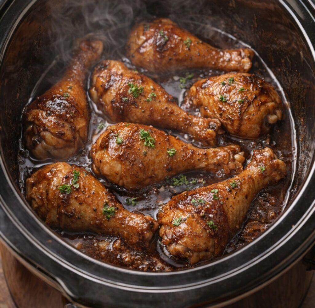 Slow Cooker Easter Drumsticks