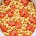 Slow Cooker Macaroni and Tomatoes