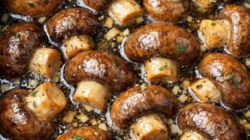 Mushrooms in Garlic Butter In Slow Cooker