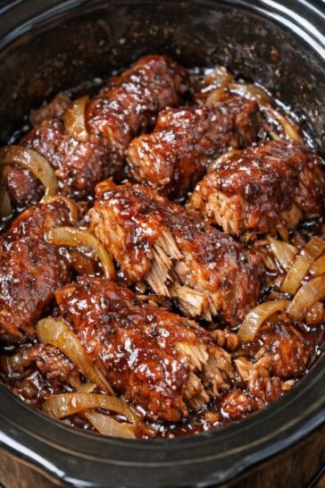 Slow Cooker Poor Man Ribs 4 Ing