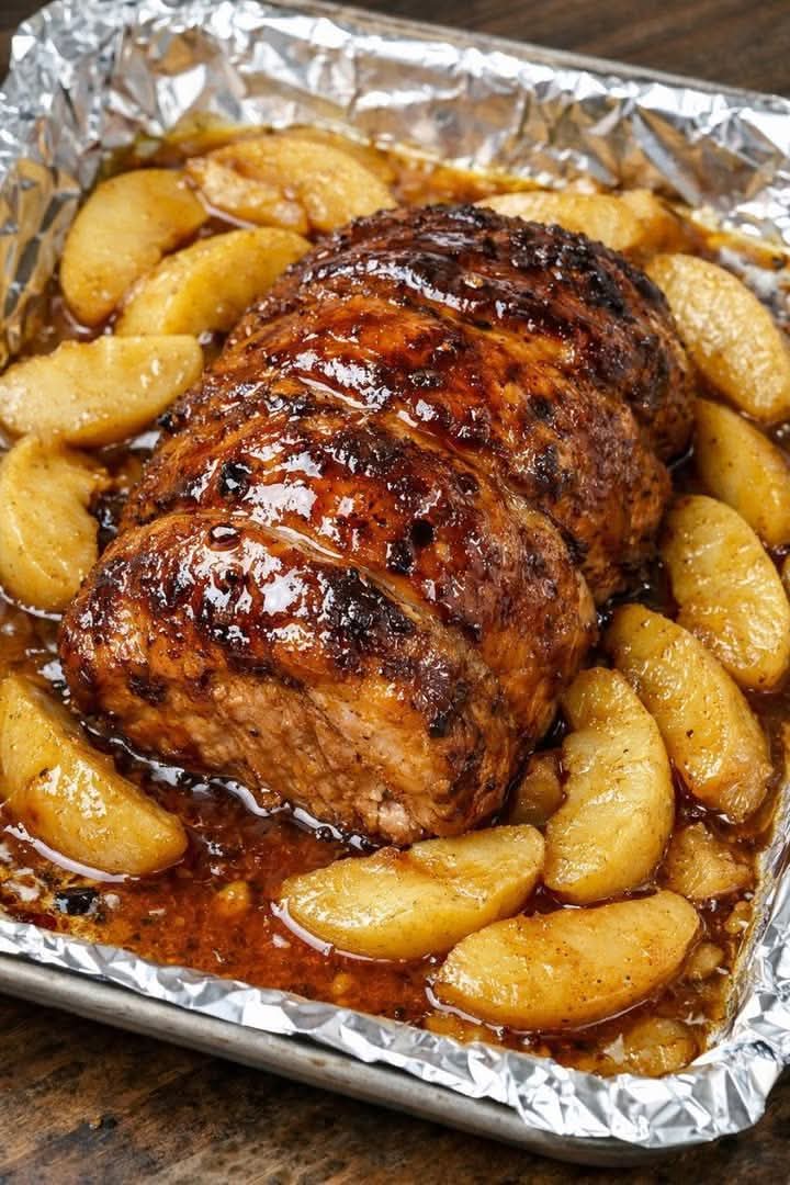 Slow Cooker Pork Apple Cider Roast